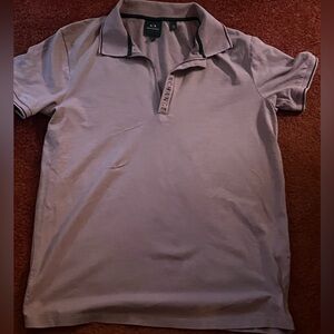 Armani Exchange Zipper Shirr